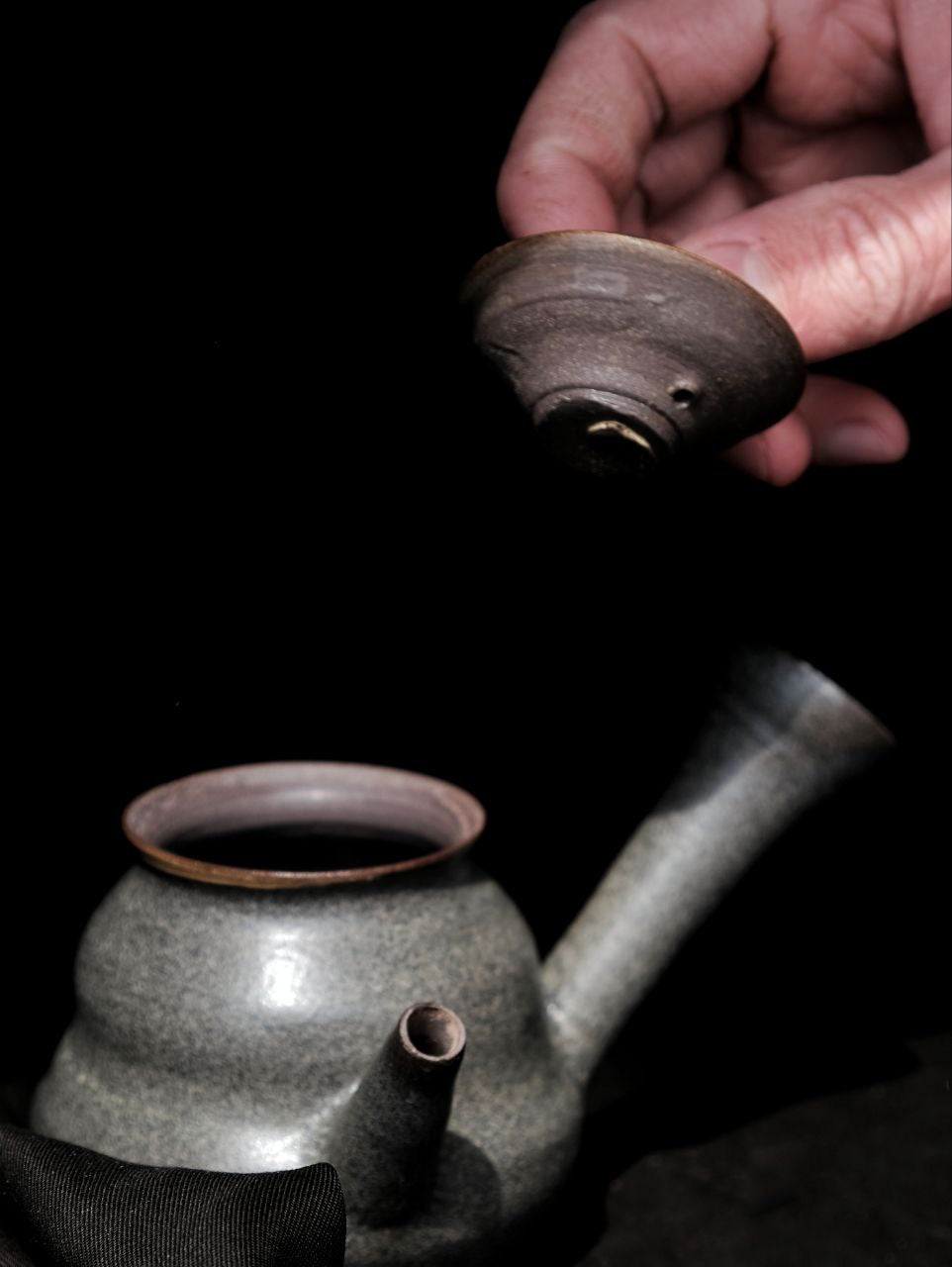 Curved Kyusu Teapot, 150 ml