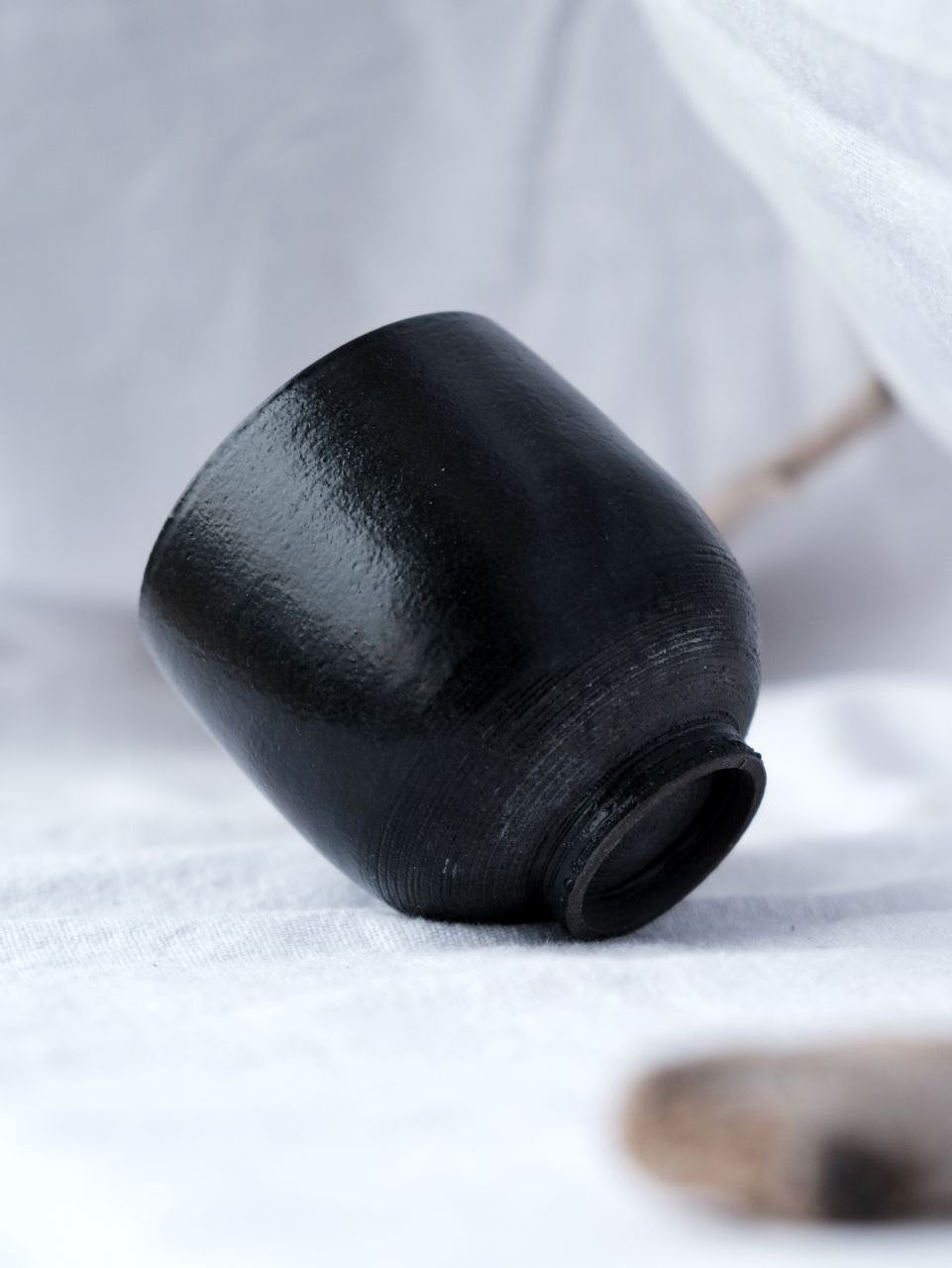 Black Glaze Cup, 110 ml