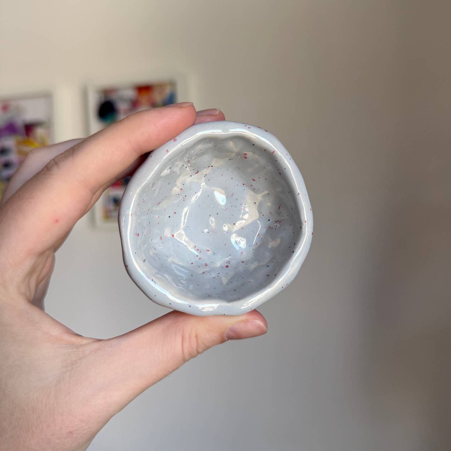 Handcrafted Clay Teacup "Mist"