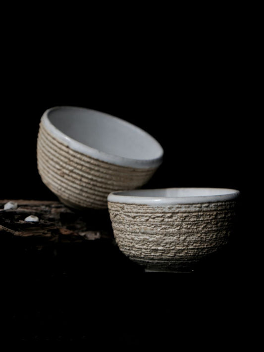 Biege Chamotte Clay Bowl, 80 ml/100ml