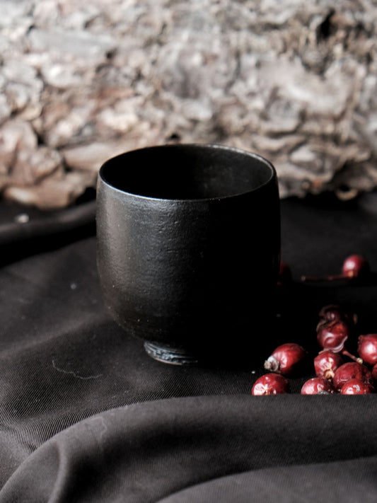 Black Glaze Cup, 110 ml