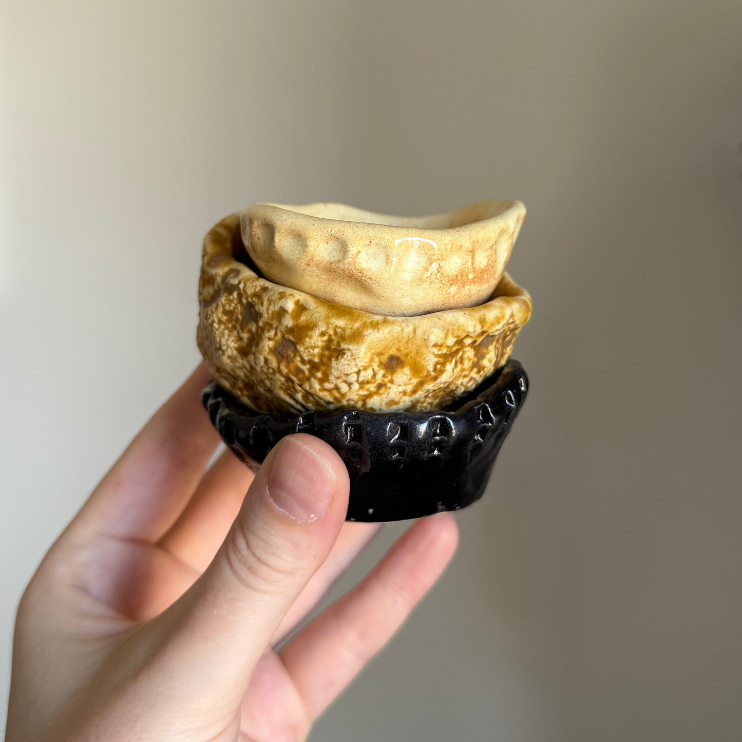 Handcrafted Clay Teacup "Ember"