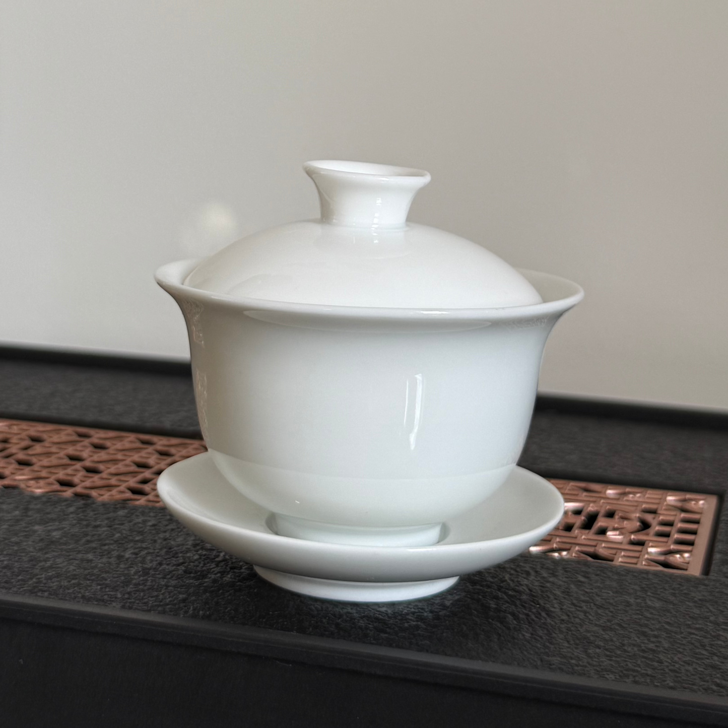 Soft-Form White Gaiwan , ~100 ml