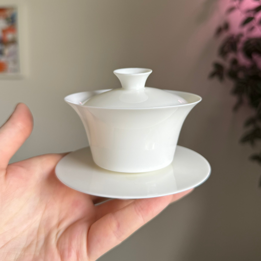 Thin White Gaiwan , ~100 ml