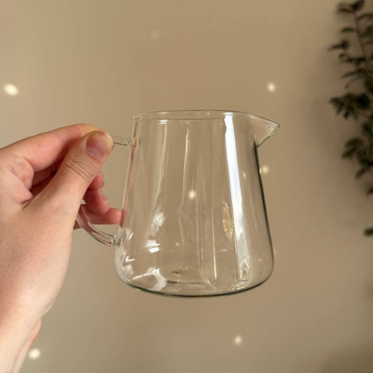 Glass Fairness Cup (Chahai) with Rounded Base, 400 ml