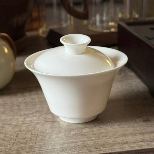 Simple White Gaiwan, ~100 ml